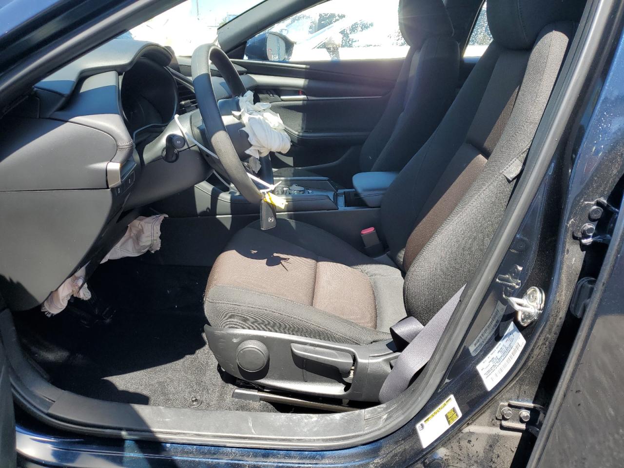 2022 Mazda 3 VIN JM1BPAJLXN1509615 Copart auction photo, front end damage thumbnail 7