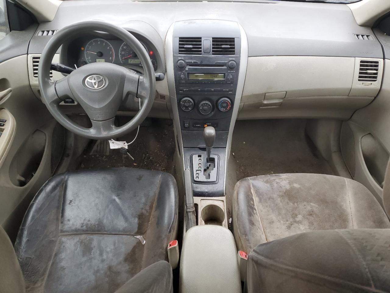 2009 Toyota Corolla VIN 1NXBU40E49Z069713 Copart auction photo, front end / rear end damage thumbnail 8