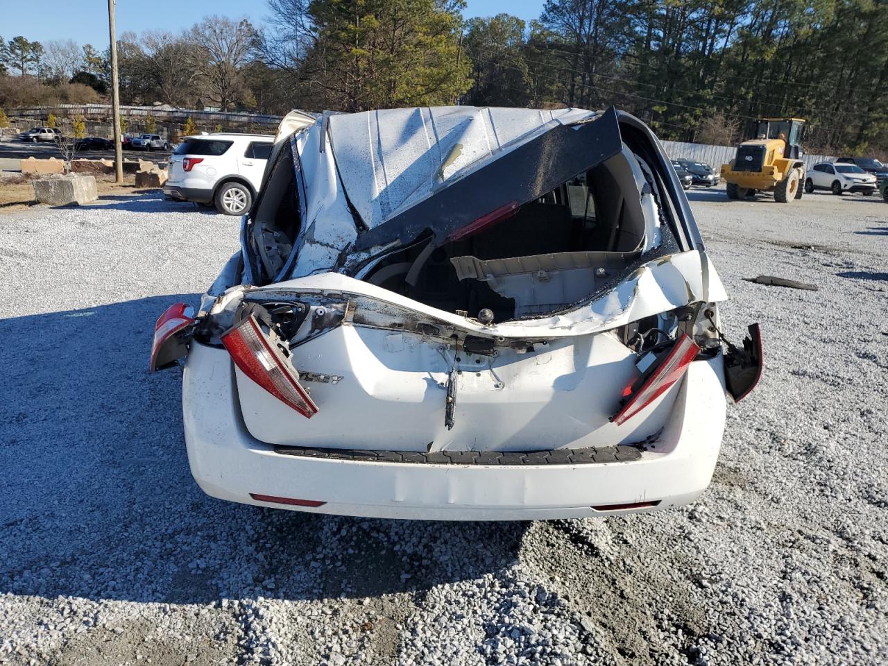 2011 Honda Odyssey VIN 5FNRL5H46BB087992 Copart auction photo, top/roof / rear end damage thumbnail 6