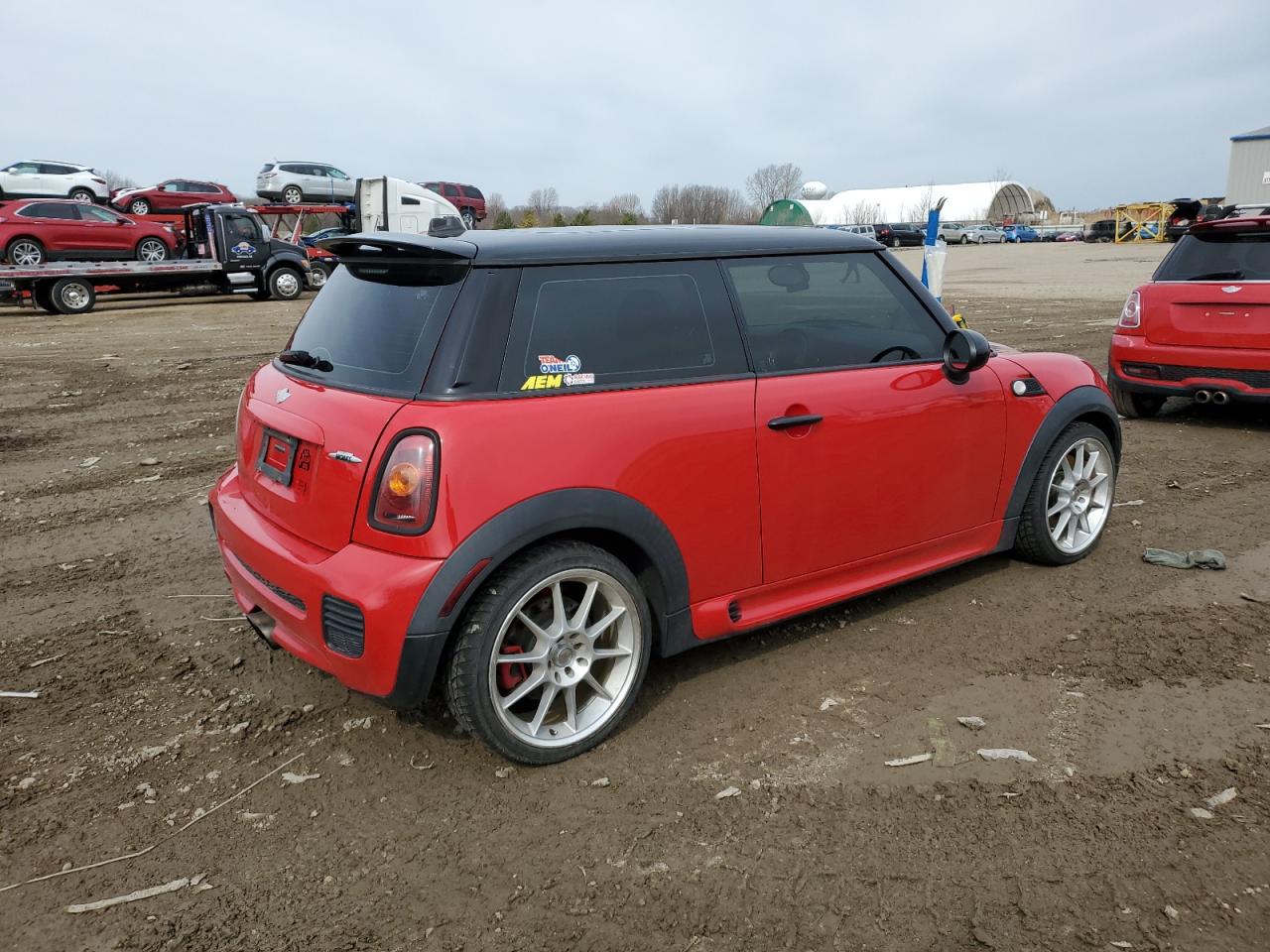 2009 MINI Cooper VIN WMWMF93529TF96056 Copart auction photo, water/flood / rear end damage thumbnail 3