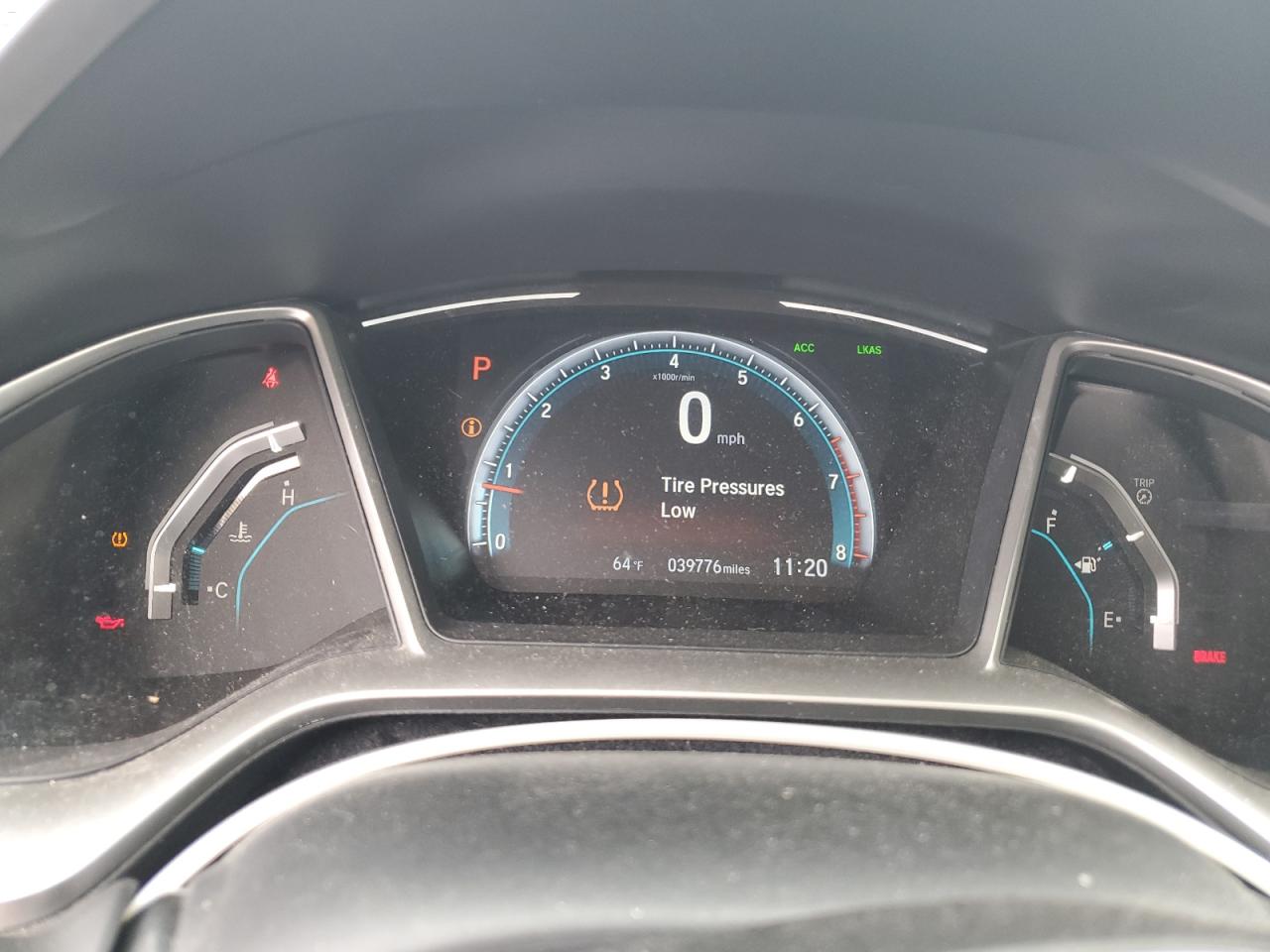 2020 Honda Civic VIN 19XFC1F32LE217683 Copart auction photo, minor dent/scratches damage thumbnail 9