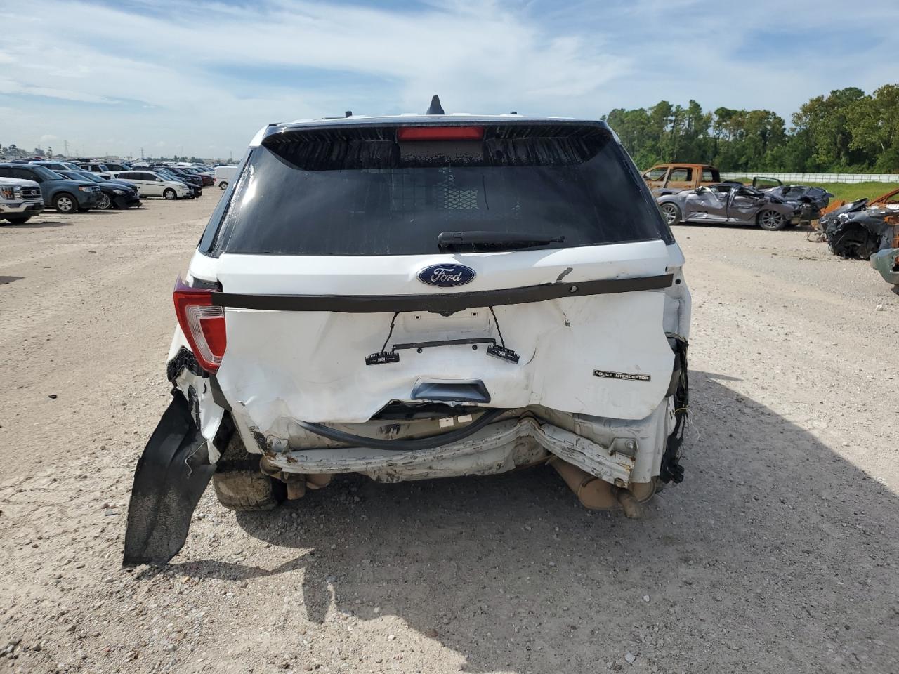 2018 Ford Explorer VIN 1FM5K8AR6JGA99973 Copart auction photo, rear end / front end damage thumbnail 6