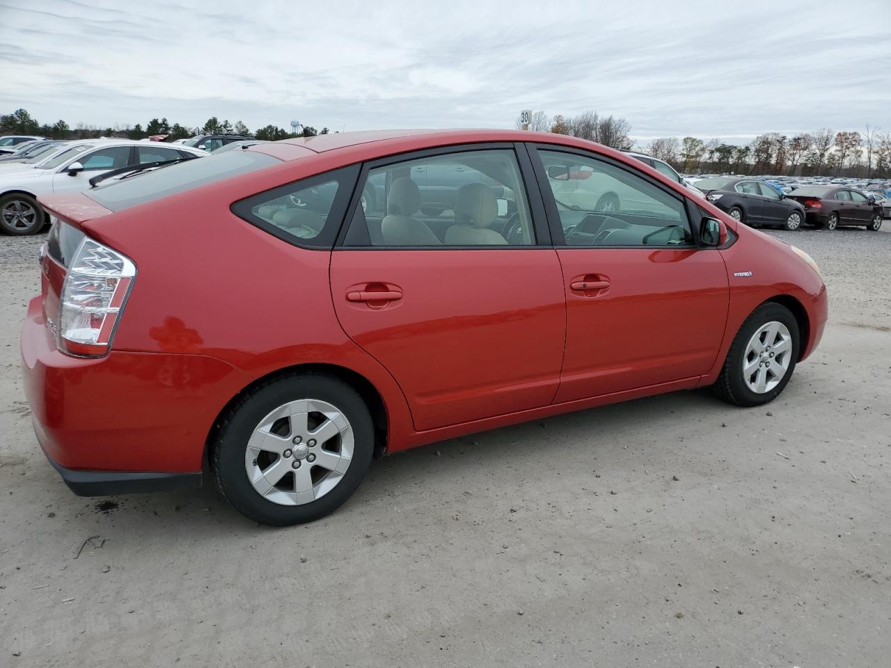 2007 Toyota Prius VIN JTDKB20U677566294 Copart auction photo, mechanical / normal wear damage thumbnail 3
