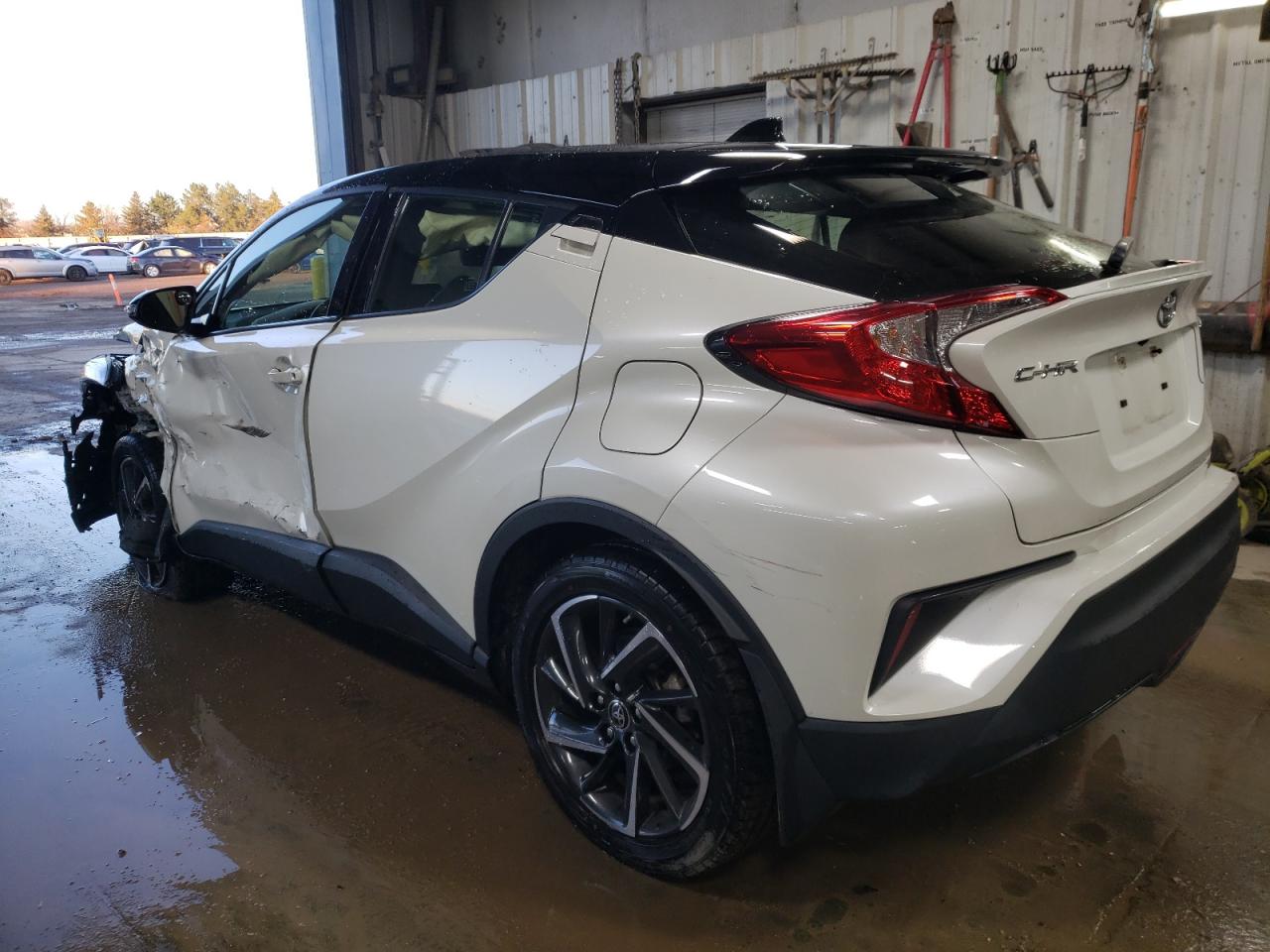 2021 Toyota C-HR VIN JTNKHMBX3M1125394 Copart auction photo, side / front end damage thumbnail 2