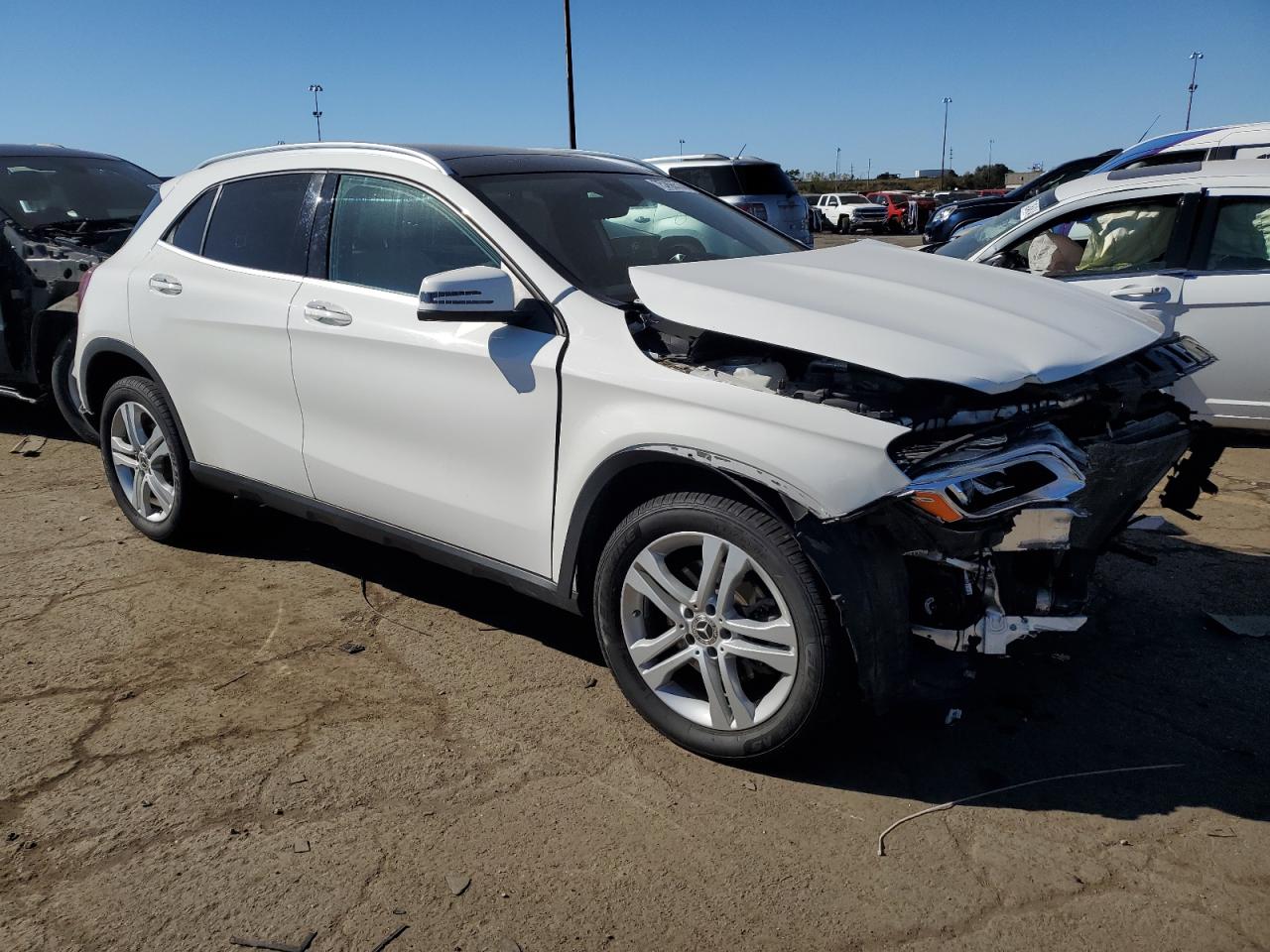 2020 Mercedes-Benz GLA-klasse VIN WDCTG4GB5LU024972 Copart auction photo, front end damage thumbnail 4