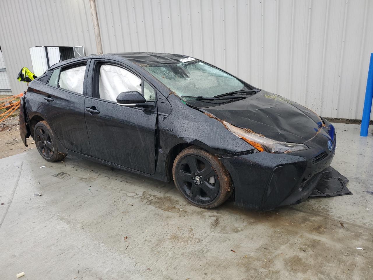 2020 Toyota Prius VIN JTDKAMFU0N3168086 Copart auction photo, rollover damage thumbnail 4