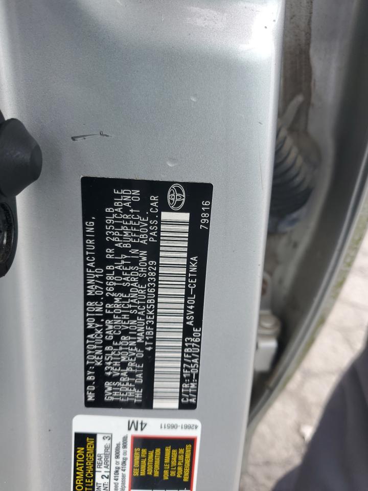 2020 Toyota Camry VIN 4T1BF3EK5BU633829 Copart auction photo, front end / rear end damage thumbnail 12