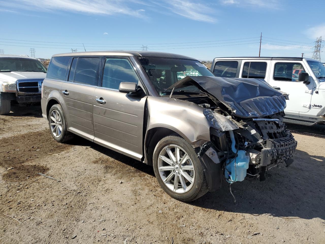 2019 Ford Flex VIN 2FMGK5D80KBA20574 Copart auction photo, front end / mechanical damage thumbnail 4