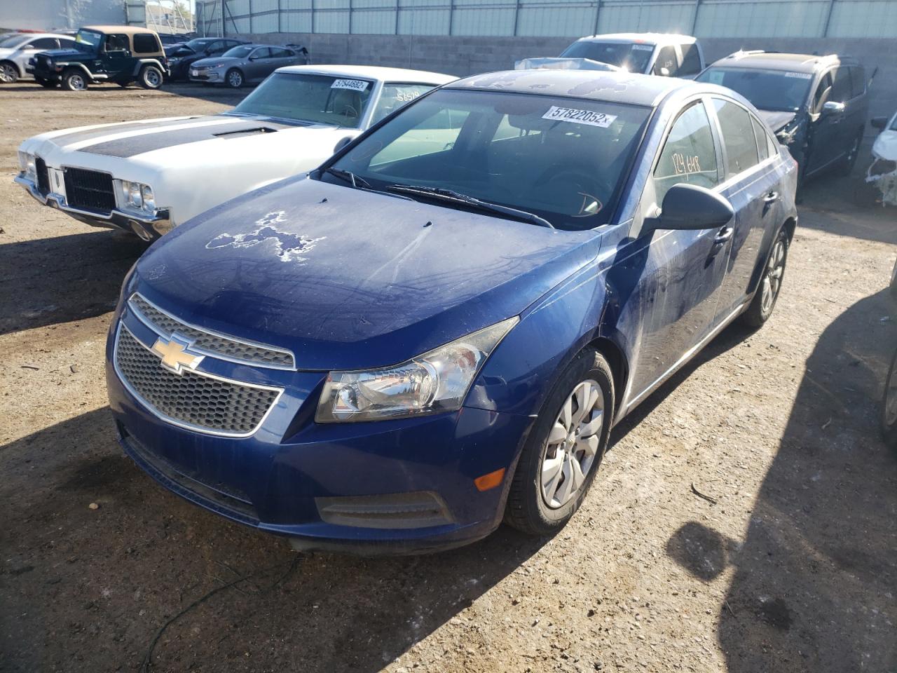 2012 Chevrolet Cruze VIN 1G1PD5SH7C7225863 Copart auction photo, front end / minor dent/scratches damage thumbnail 2
