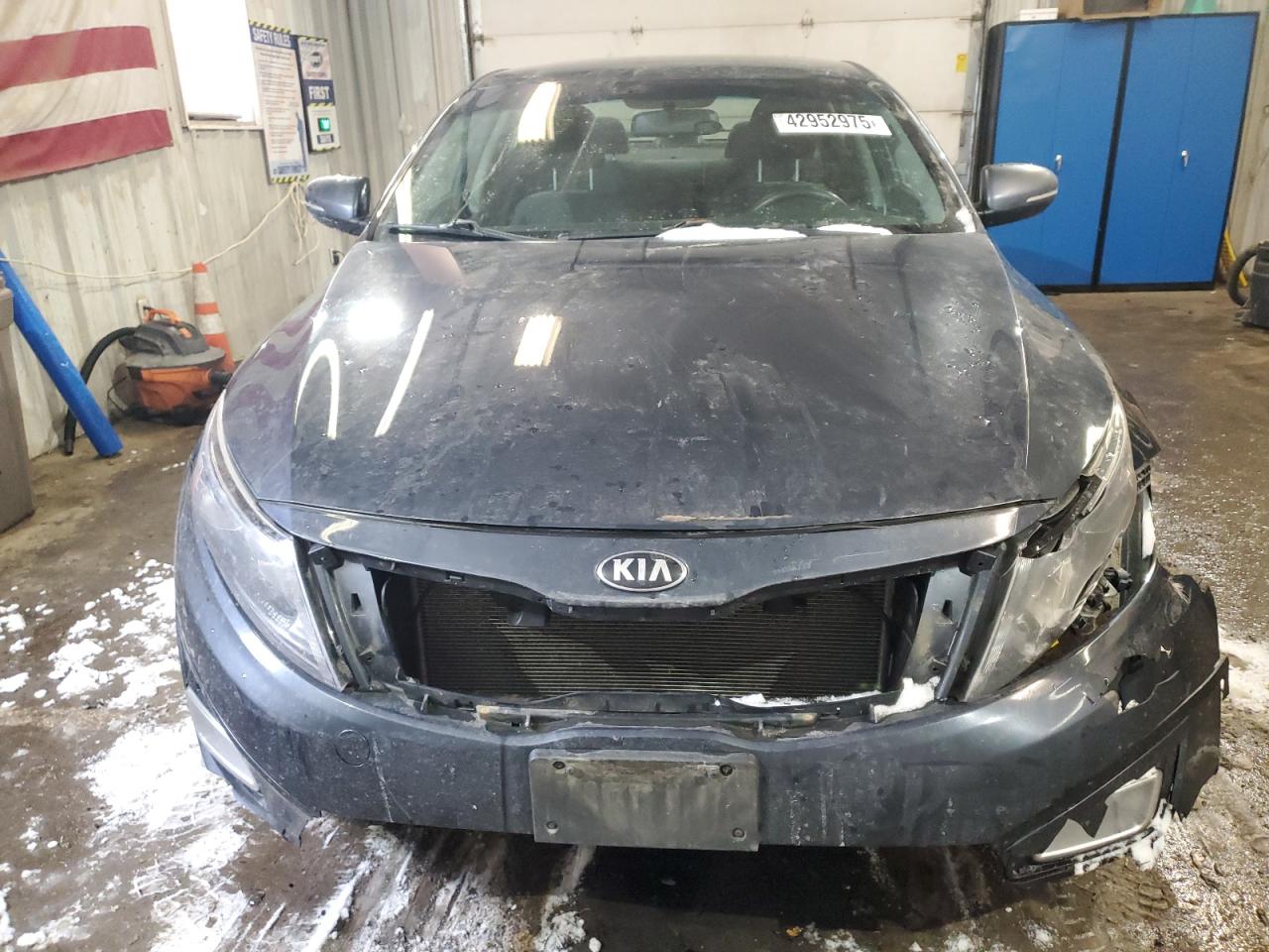 2015 KIA Optima VIN KNAGM4A74F5586216 Copart auction photo, front end / minor dent/scratches damage thumbnail 5
