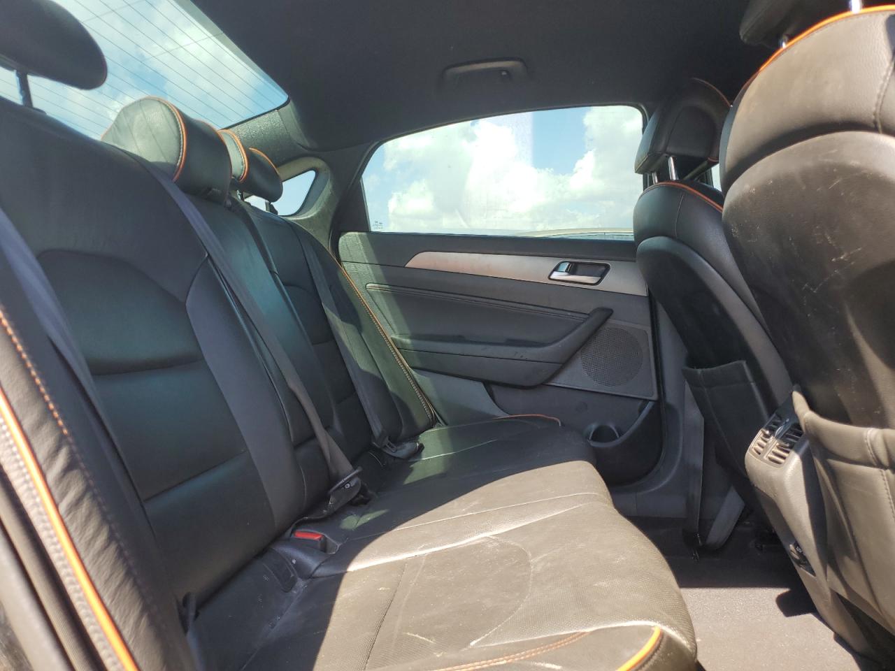 2015 Hyundai Sonata VIN 5NPE34AB5FH037514 Copart auction photo, side / front end damage thumbnail 10