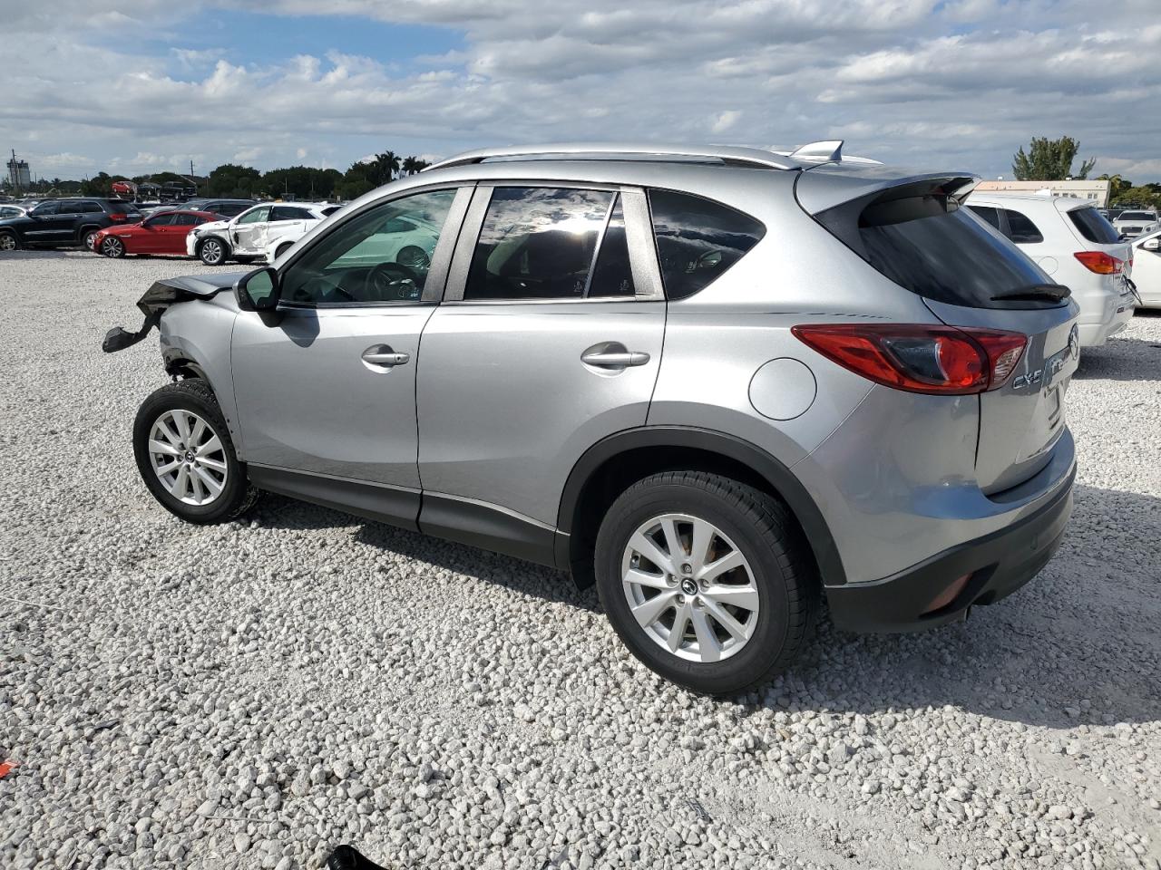 2014 Mazda CX-5 VIN JM3KE2CY7E0325556 Copart auction photo, front end damage thumbnail 2