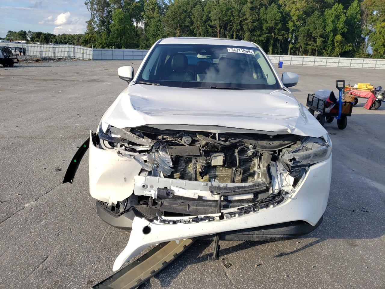 2023 Mazda CX-5 VIN JM3KFBEM9P0149281 Copart auction photo, front end damage thumbnail 5