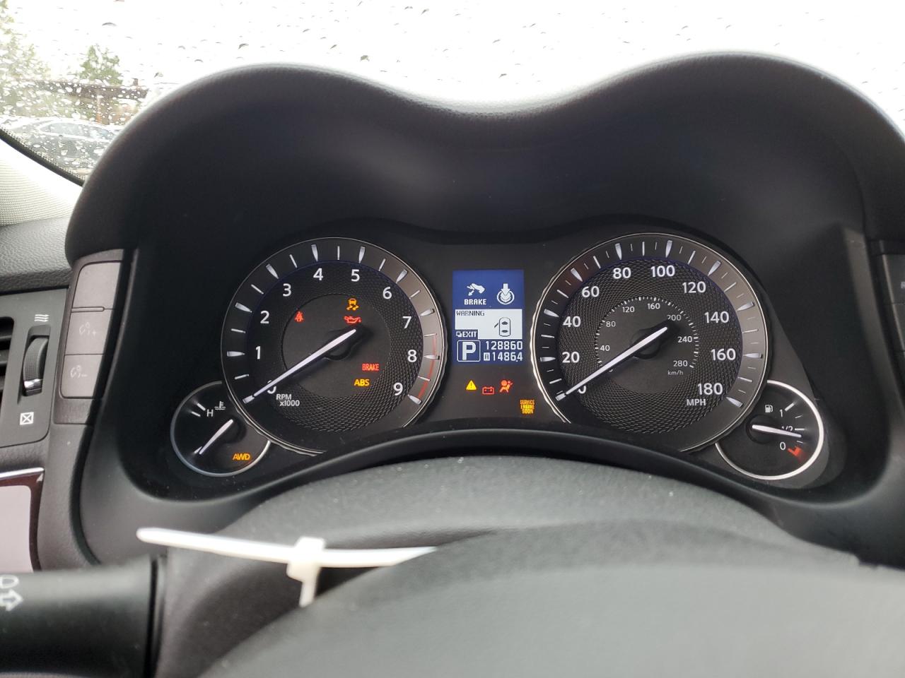 2012 Infiniti M VIN JN1BY1AR5CM395314 Copart auction photo, front end damage thumbnail 9