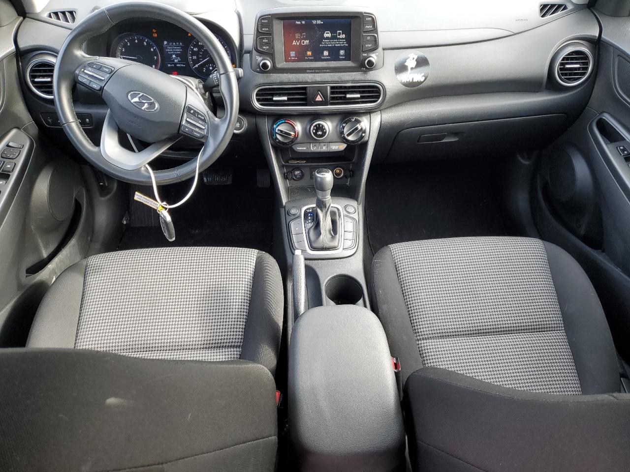 2019 Hyundai Kona VIN KM8K2CAA9KU376053 Copart auction photo, front end damage thumbnail 8