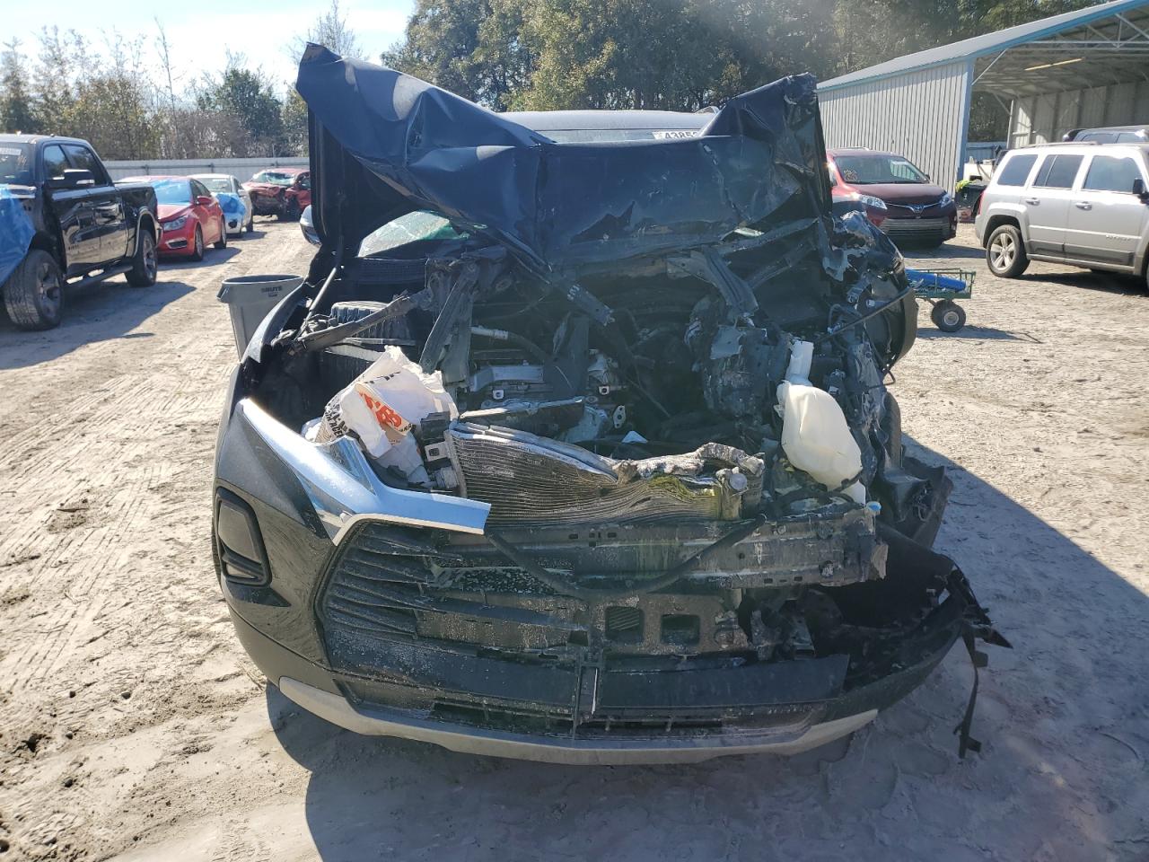 2020 Chevrolet Blazer VIN 3GNKBBRA2LS598316 Copart auction photo, front end damage thumbnail 5
