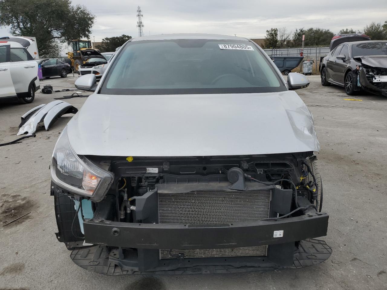 2023 KIA Rio VIN 3KPA24AD6PE561652 Copart auction photo, front end / side damage thumbnail 5