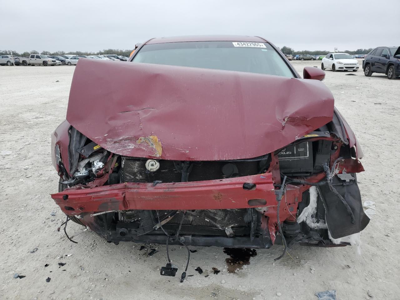 2013 Lexus ES VIN JTHBK1GG5D2011418 Copart auction photo, front end damage thumbnail 5