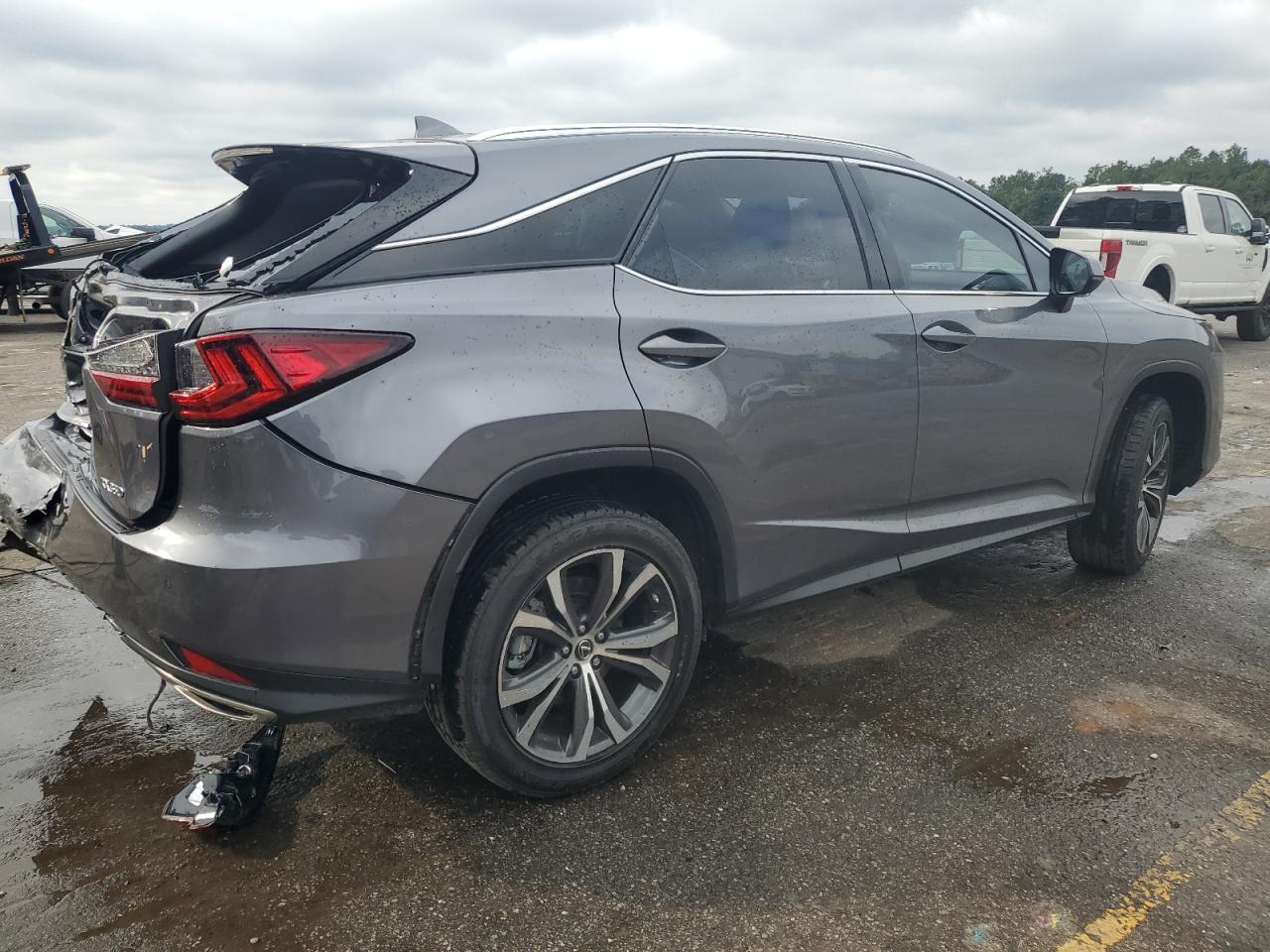 2021 Lexus RX VIN 2T2HZMAA8MC208318 Copart auction photo, rear end / side damage thumbnail 3