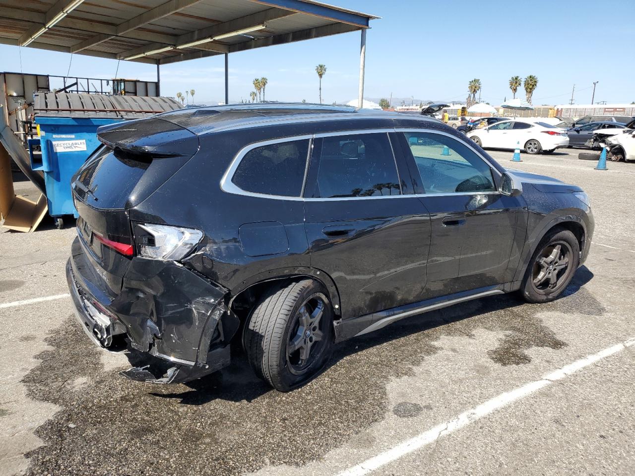2024 BMW X1 VIN WBX73EF08R5Z18530 Copart auction photo, rear end / front end damage thumbnail 3