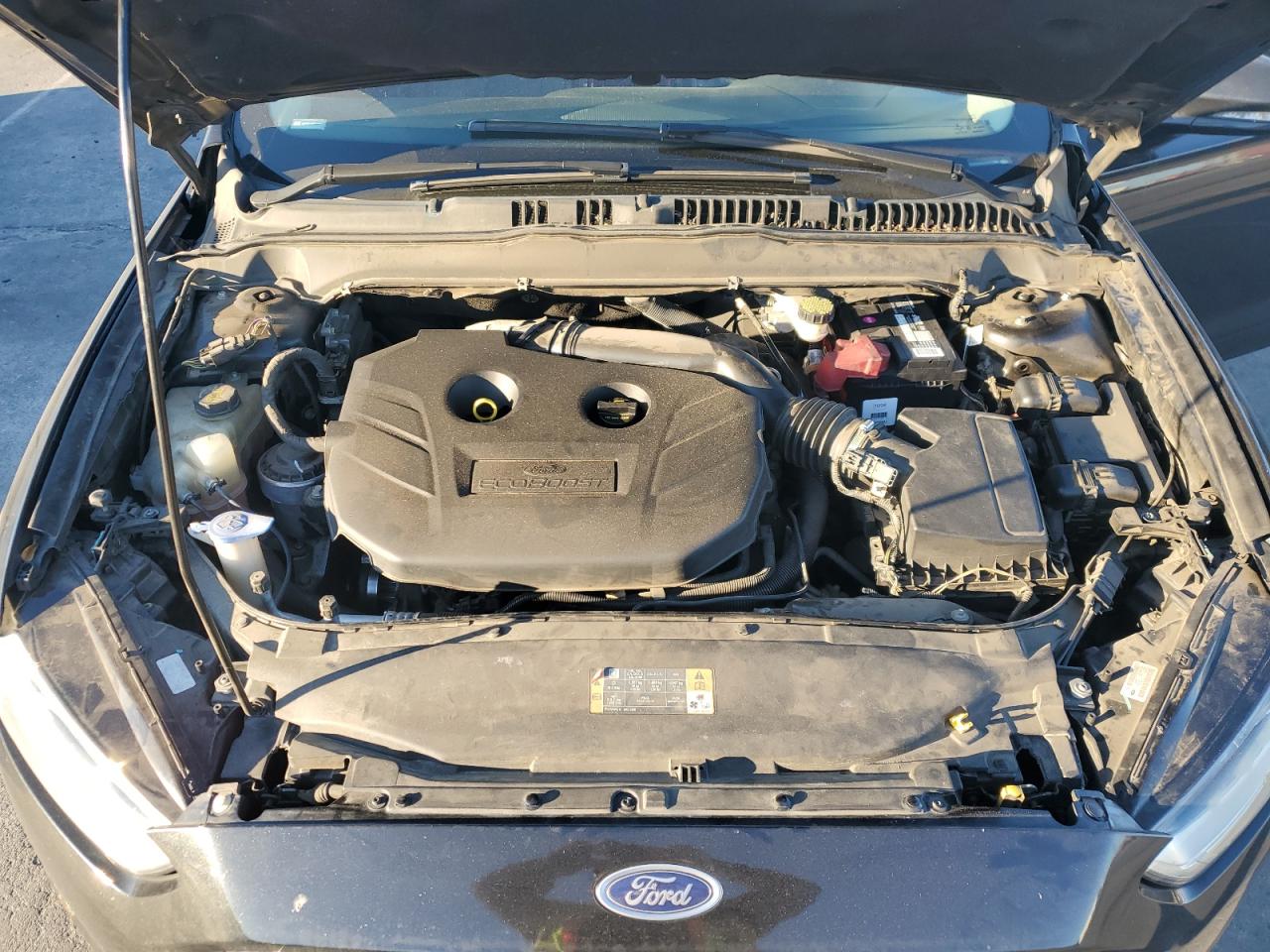 2013 Ford Fusion VIN 3FA6P0K95DR371328 Copart auction photo, rear end damage thumbnail 11
