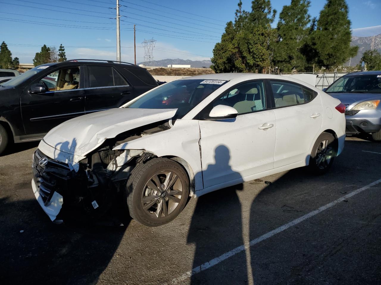 2018 Hyundai Elantra VIN 5NPD84LF7JH216787