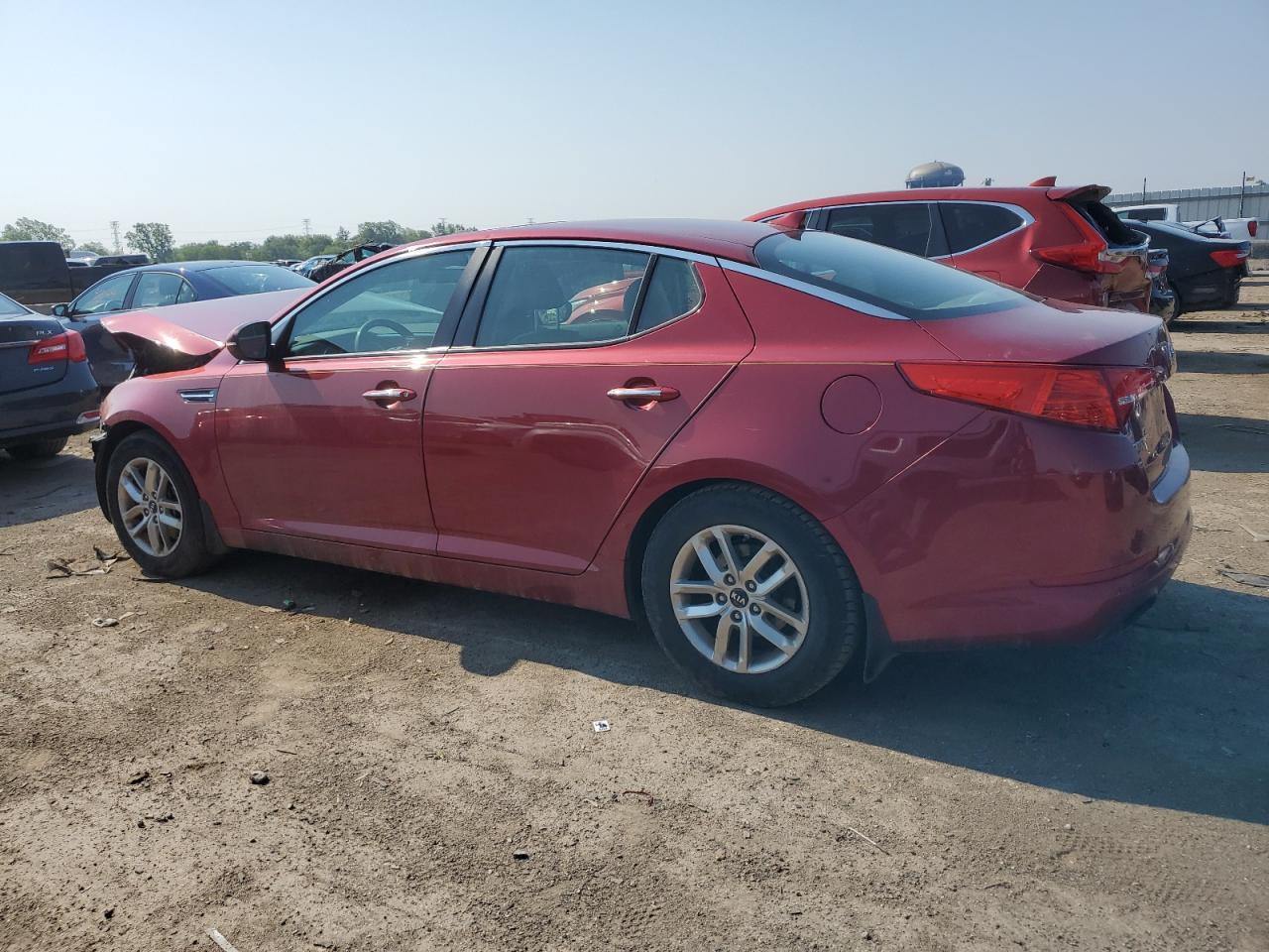 2013 KIA Optima VIN 5XXGM4A79DG127629 Copart auction photo, front end damage thumbnail 2