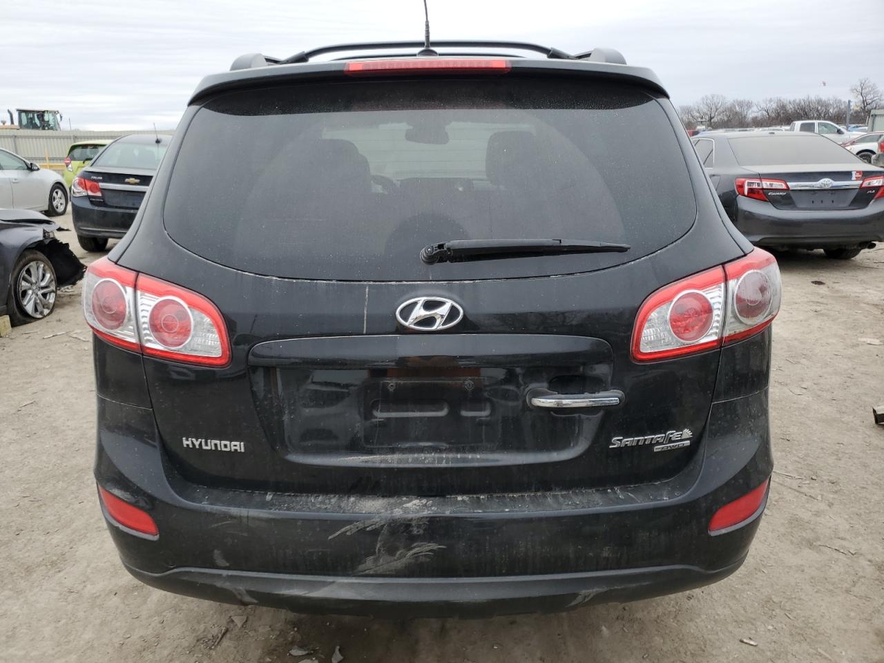 2011 Hyundai Santa Fe VIN 5XYZK4AG8BG041817 Copart auction photo, front end damage thumbnail 6