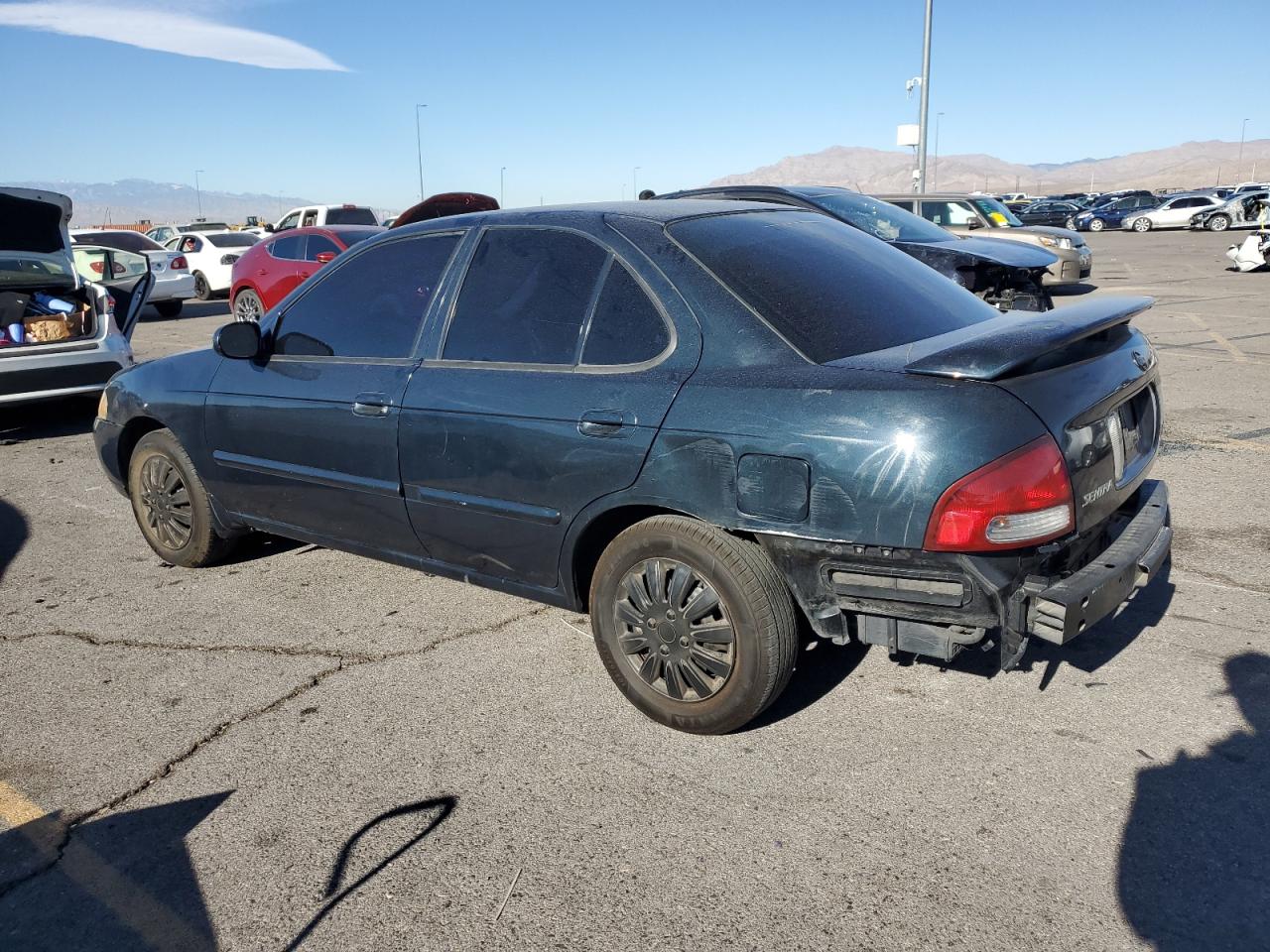 2002 Nissan Sentra VIN 3N1CB51D92L669656 Copart auction photo, rear end damage thumbnail 2