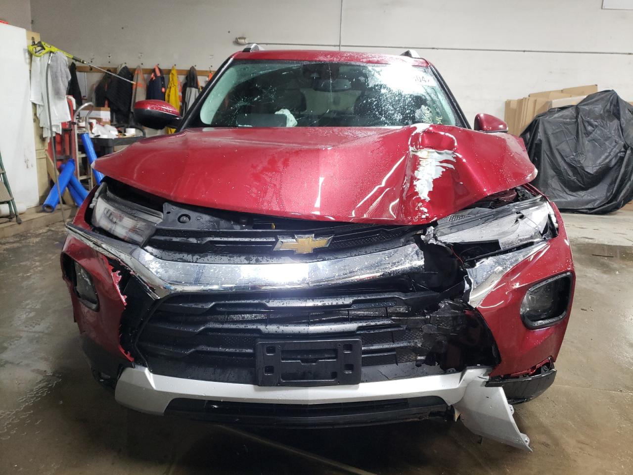 2021 Chevrolet TrailBlazer VIN KL79MPSL5MB077059 Copart auction photo, front end / rear end damage thumbnail 5