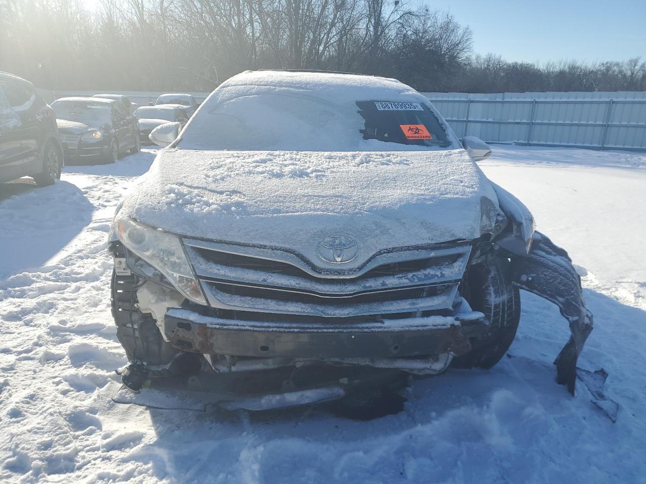 2013 Toyota Venza VIN 4T3BK3BB3DU082083 Copart auction photo, front end damage thumbnail 5
