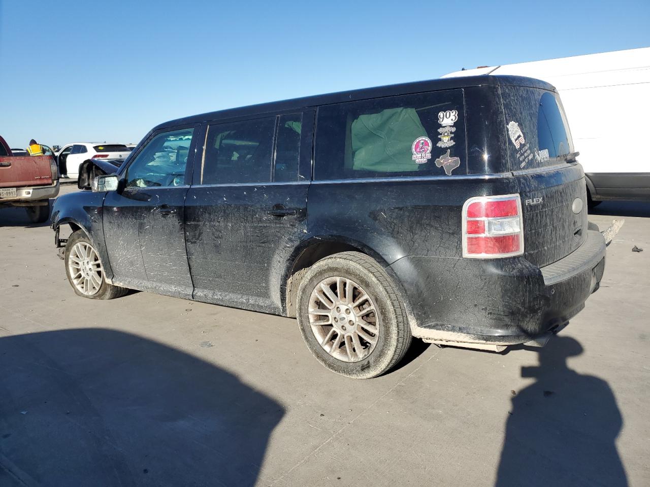 2013 Ford Flex VIN 2FMGK5C87DBD03476 Copart auction photo, front end damage thumbnail 2