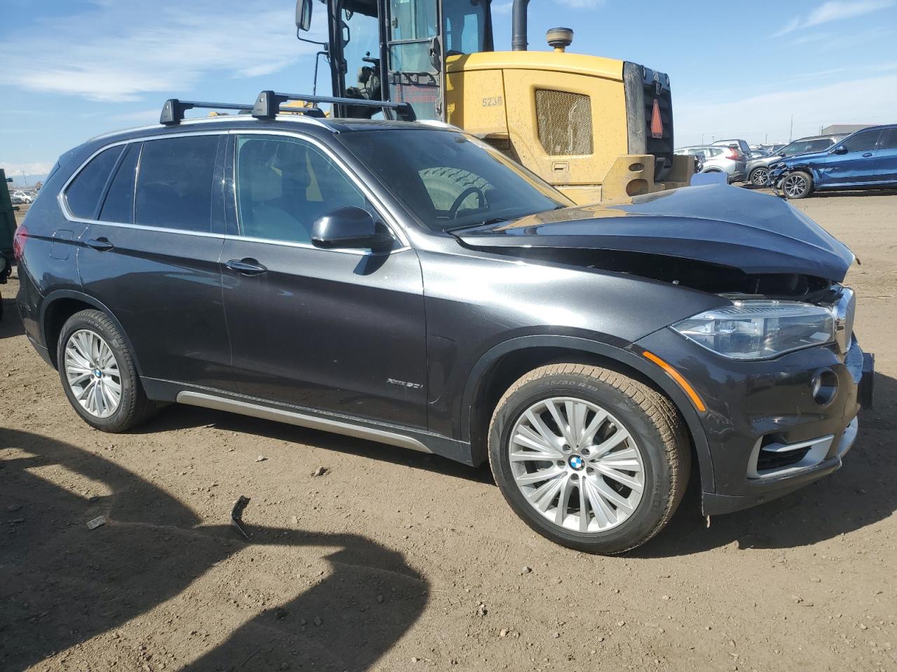2017 BMW X5 VIN 5UXKR6C38H0U13320 Copart auction photo, front end damage thumbnail 4