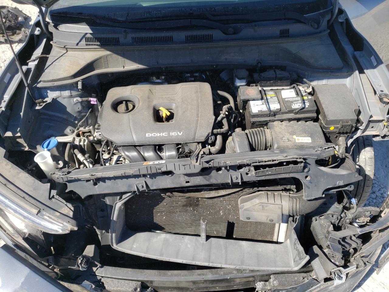 2020 Hyundai Kona VIN KM8K12AA1LU522184 Copart auction photo, front end / rear end damage thumbnail 12