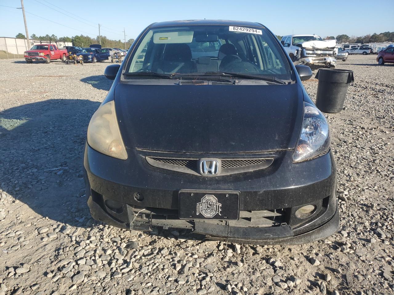 2008 Honda Fit VIN JHMGD38678S063141 Copart auction photo, mechanical damage thumbnail 5