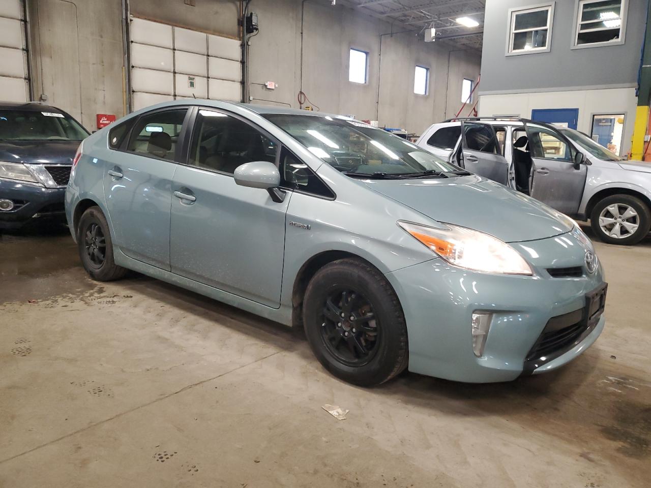2012 Toyota Prius VIN JTDKN3DU3C5488540 Copart auction photo, side damage thumbnail 4