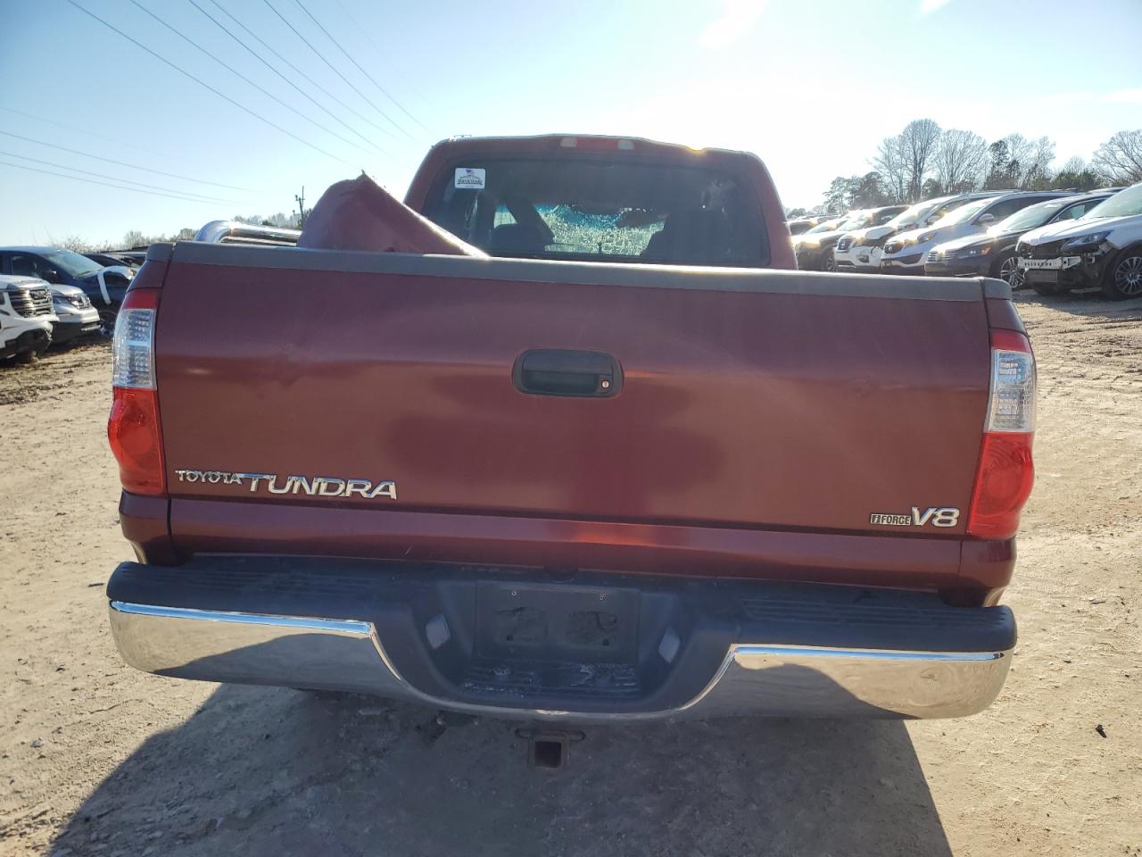 2004 Toyota Tundra VIN 5TBET34174S444912 Copart auction photo, all over damage thumbnail 6