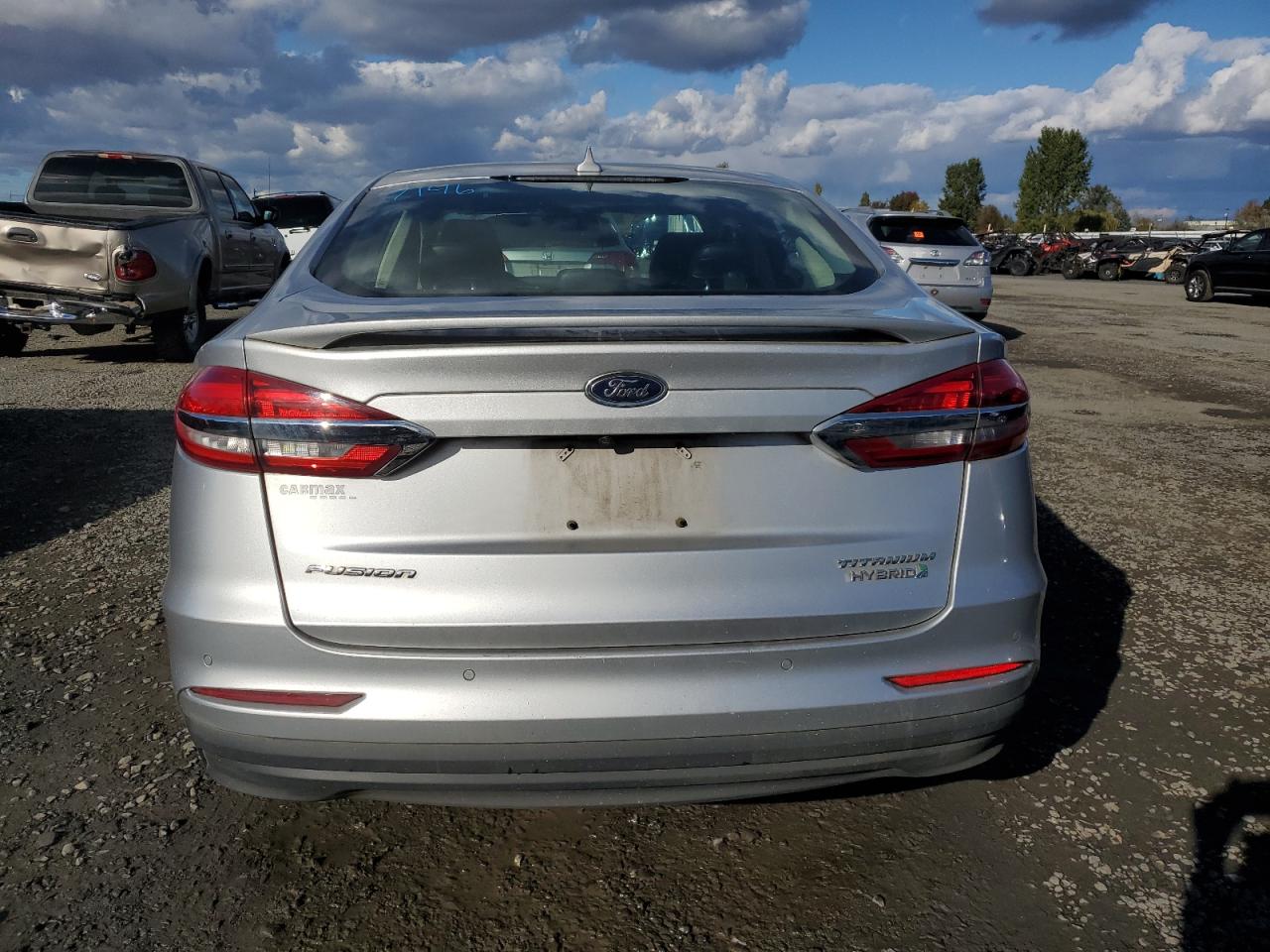 2019 Ford Fusion VIN 3FA6P0RU6KR206850 Copart auction photo, front end damage thumbnail 6