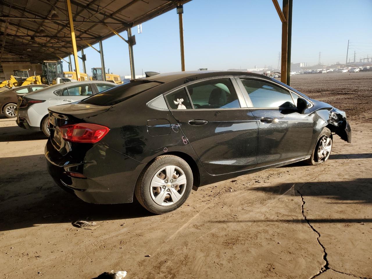 2017 Chevrolet Cruze VIN 1G1BC5SM5H7117386 Copart auction photo, front end / mechanical damage thumbnail 3