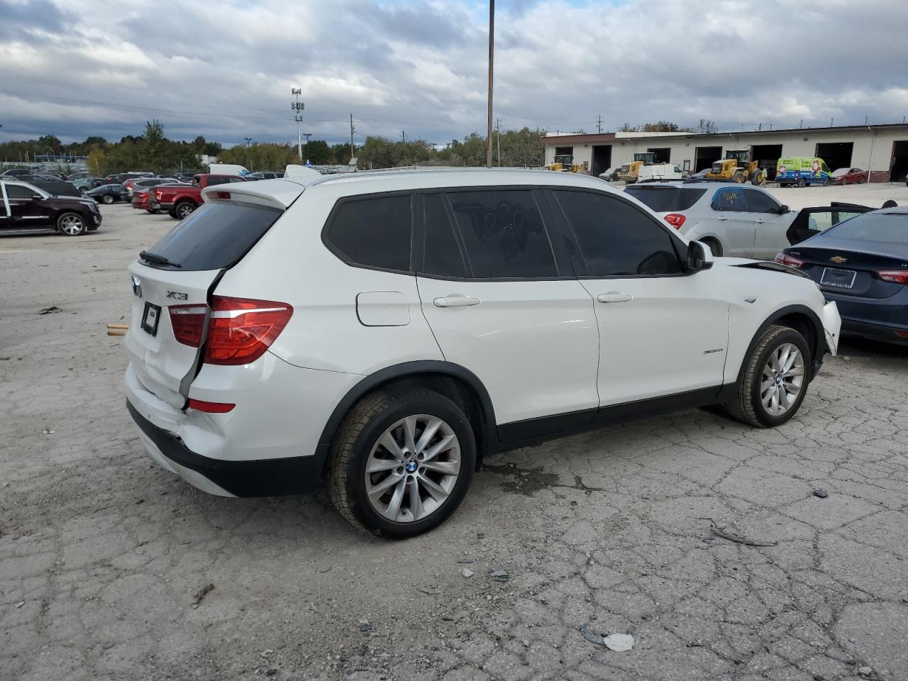 2017 BMW X3 VIN 5UXWX9C56H0T09063 Copart auction photo, front end / minor dent/scratches damage thumbnail 3
