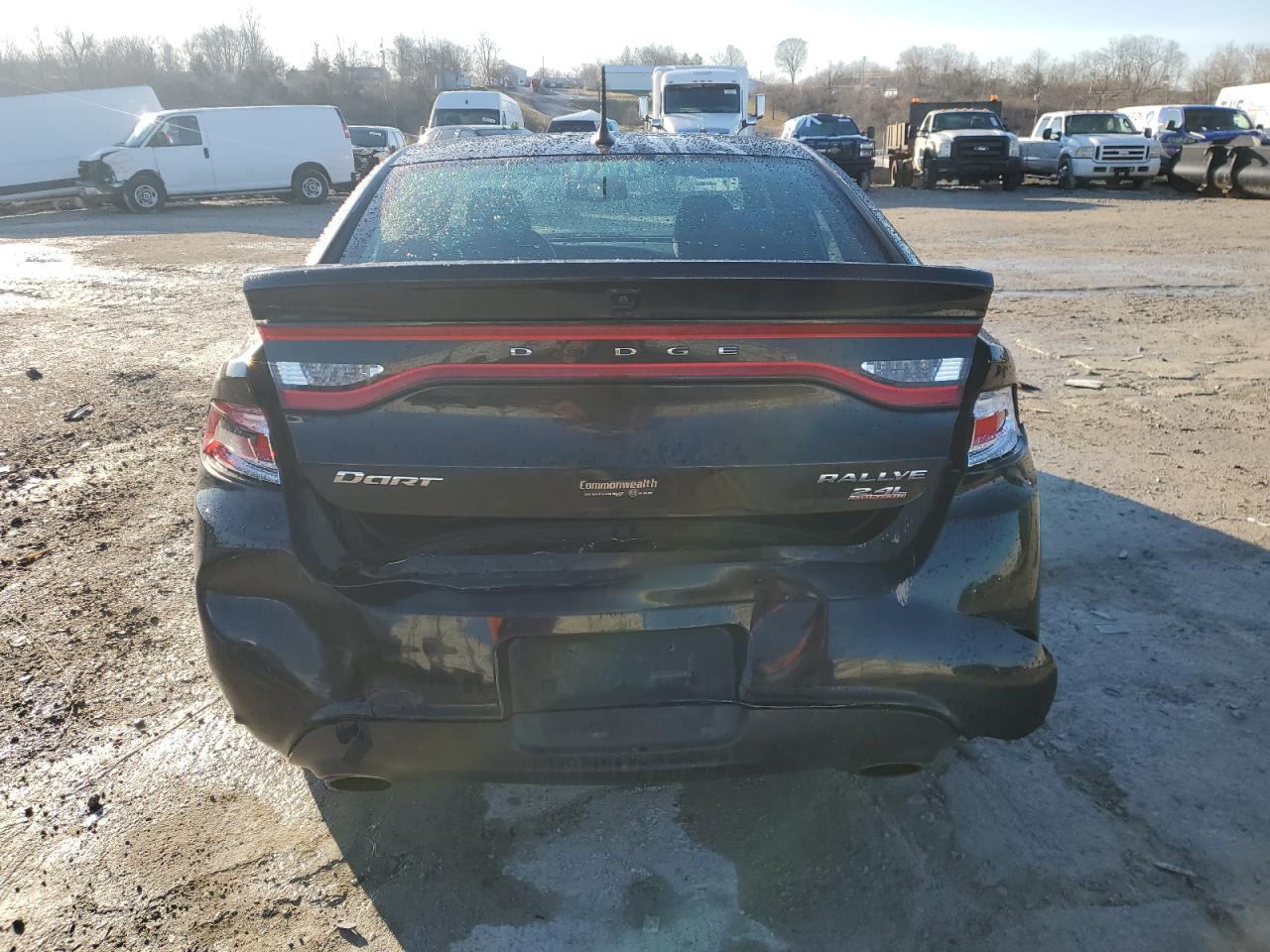 2014 Dodge Dart VIN 1C3CDFBB8ED695609 Copart auction photo, rear end damage thumbnail 6