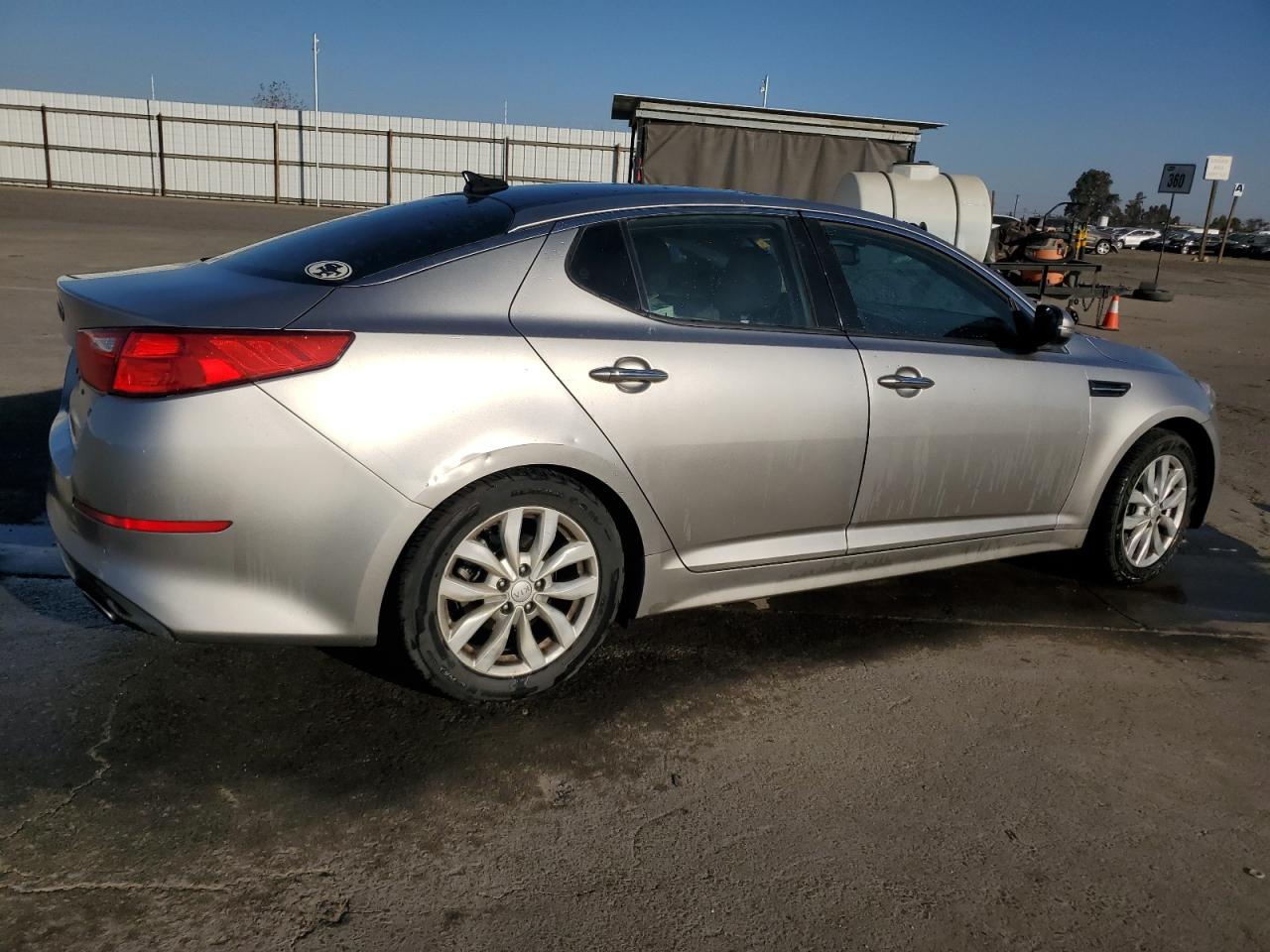 2014 KIA Optima VIN 5XXGN4A71EG317424 Copart auction photo, front end damage thumbnail 3