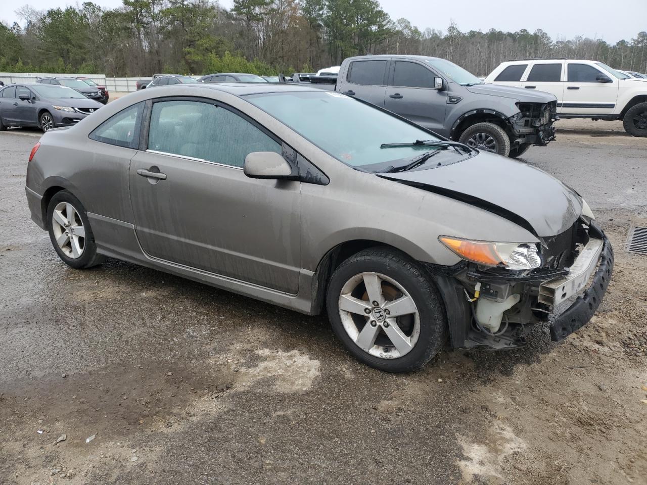 2007 Honda Civic VIN 2HGFG12877H517978 Copart auction photo, front end damage thumbnail 4