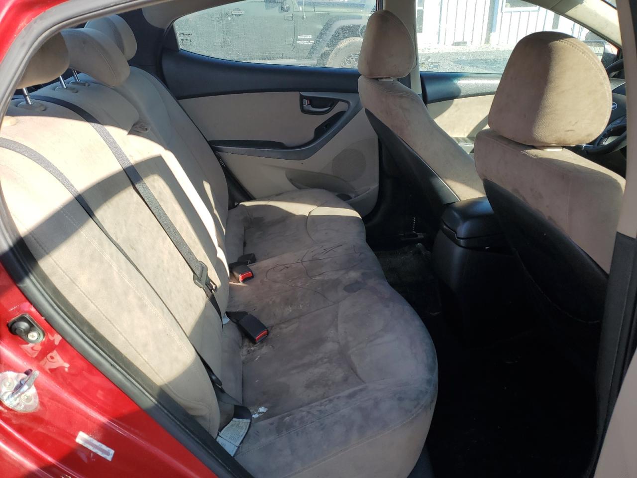 2015 Hyundai Elantra VIN KMHDH4AE7FU350718 Copart auction photo, front end damage thumbnail 11