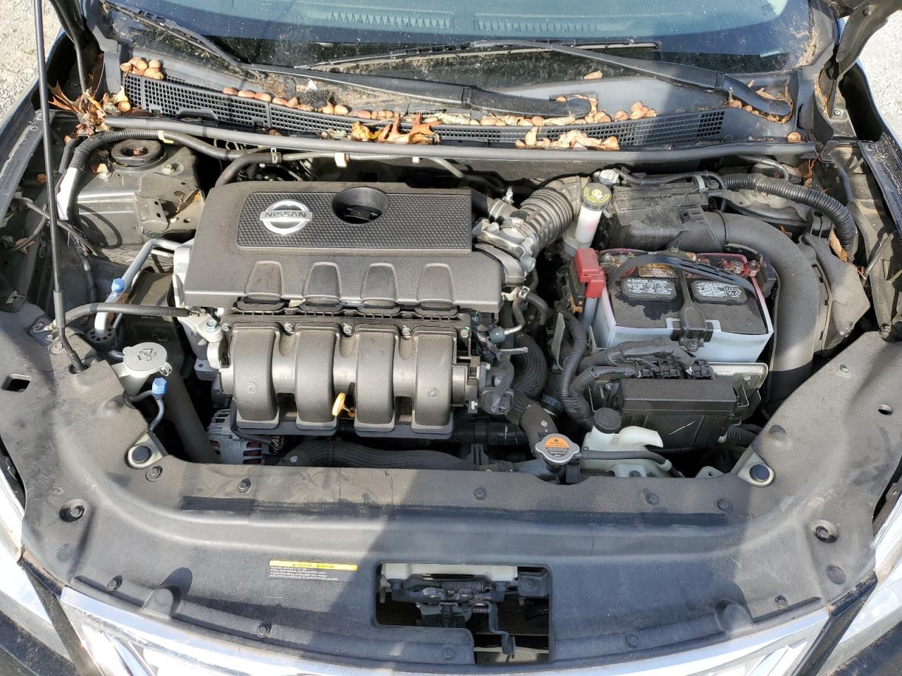 2014 Nissan Sentra VIN 3N1AB7AP5EL653519 Copart auction photo, top/roof / rear end damage thumbnail 11