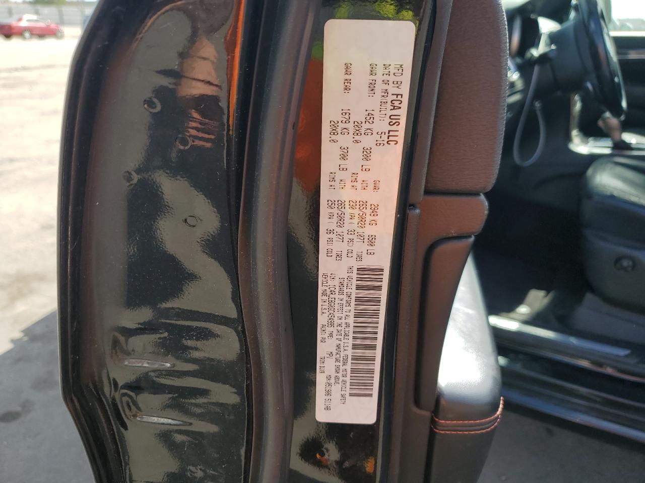2016 Jeep Grand Cherokee VIN 1C4RJEBG0GC454995 Copart auction photo, front end damage thumbnail 13