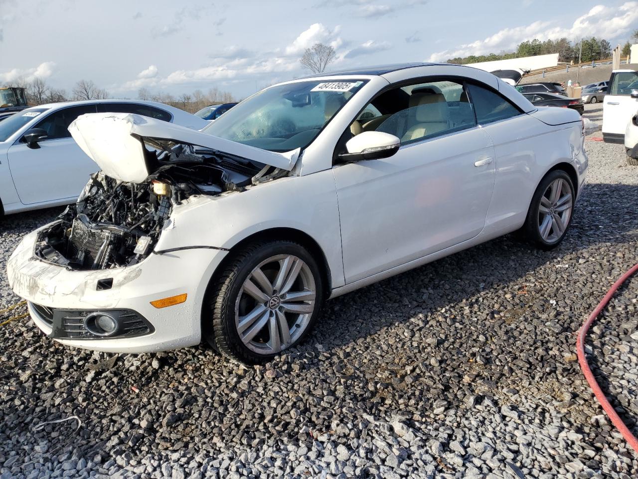 2014 Volkswagen Eos VIN WVWFW8AH9EV004182 - Copart auction photo