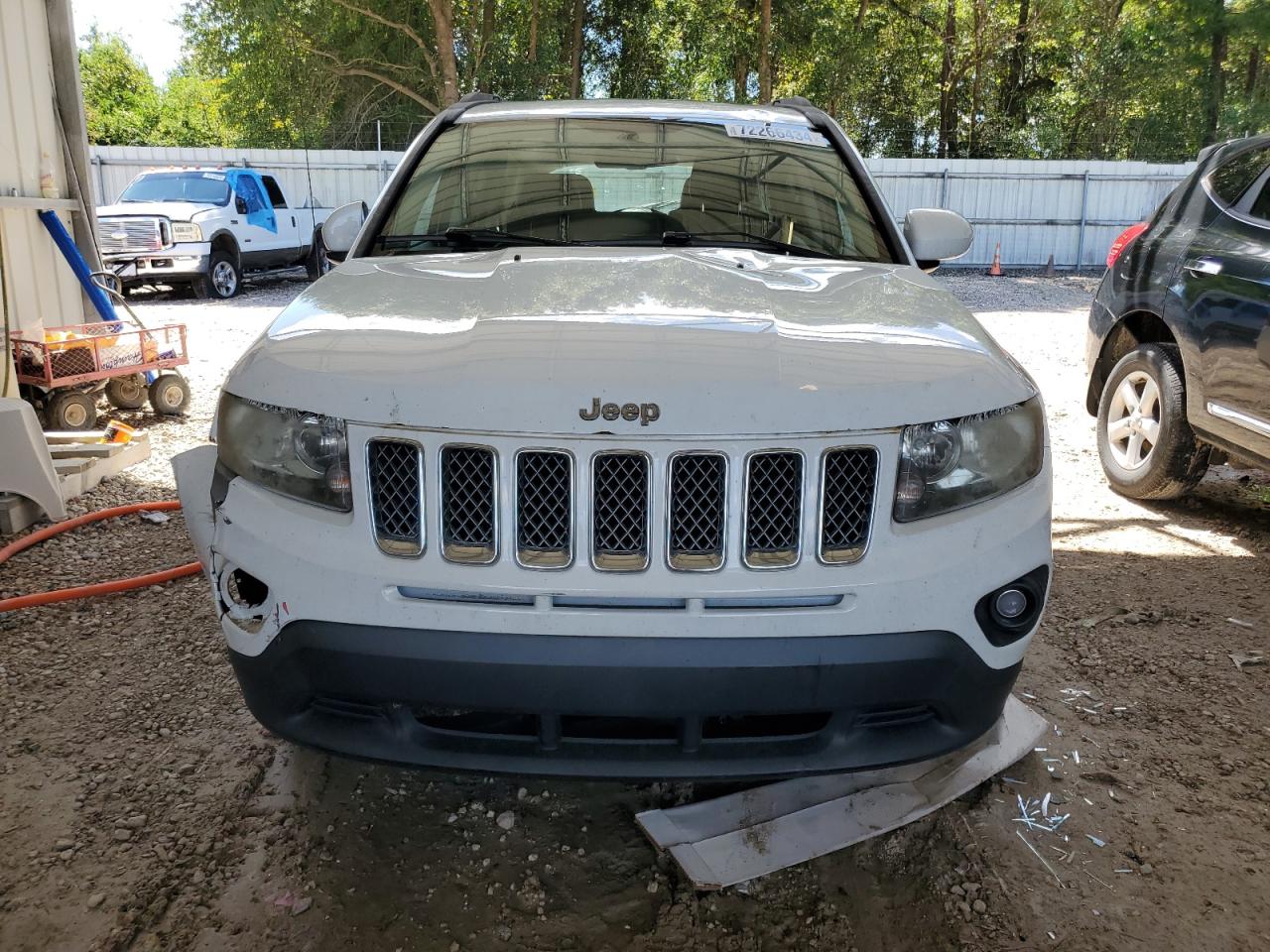 2014 Jeep Compass VIN 1C4NJCEB9ED826084 Copart auction photo, side / front end damage thumbnail 5