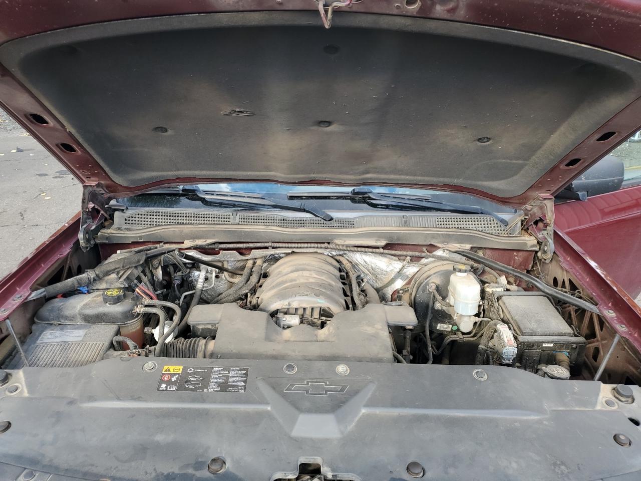 2014 Chevrolet Silverado VIN 3GCUKRECXEG157086 Copart auction photo, side / front end damage thumbnail 12