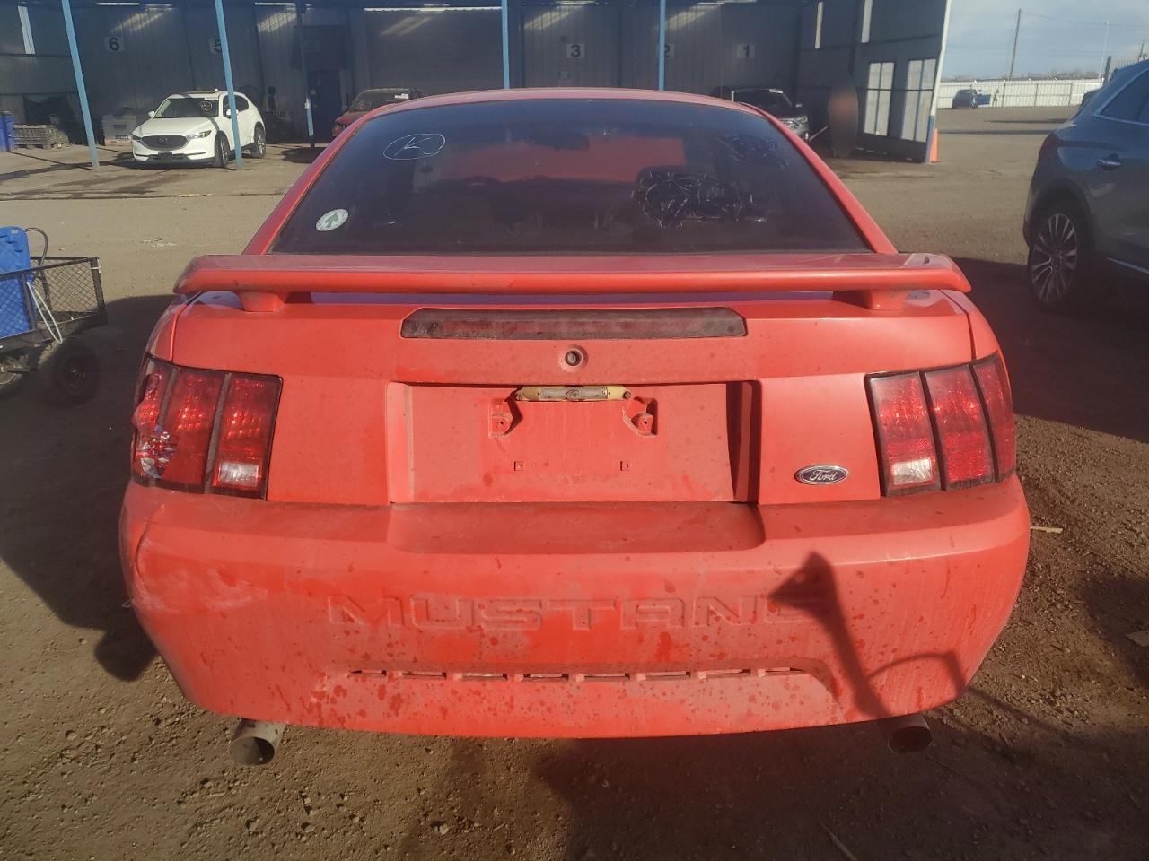 2001 Ford Mustang VIN 1FAFP40461F261797 Copart auction photo, all over damage thumbnail 6